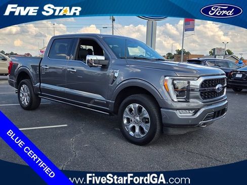 Certified 2021 Ford F150 Platinum w/ Equipment Group 701A High AWD/4WD image 1