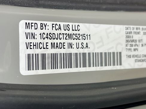 Used 2021 Dodge Durango R/T w/ Technology Group AWD/4WD image 33