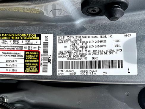 Used 2024 Toyota Tundra Limited w/ TRD Off-Road Package AWD/4WD image 20