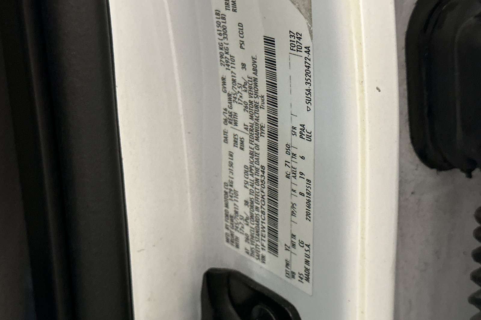 Used 2016 Ford F150 XL w/ Equipment Group 101A Mid RWD image 45