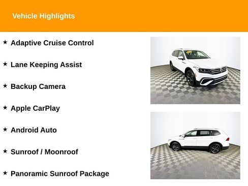 Used 2023 Volkswagen Tiguan SE w/ Panoramic Sunroof Package image 2