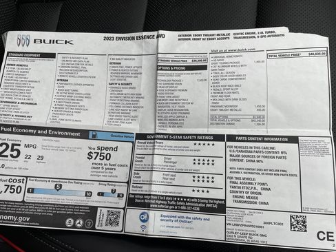 Used 2023 Buick Envision Essence w/ Technology Package I image 27