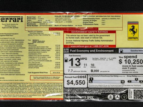 Used 2014 Ferrari F12 Berlinetta image 5