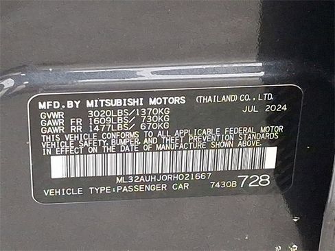 Used 2024 Mitsubishi Mirage ES image 26