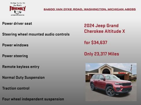 Used 2024 Jeep Grand Cherokee Altitude AWD/4WD image 20