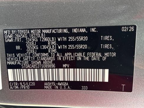 New 2026 Toyota Grand Highlander Limited image 58