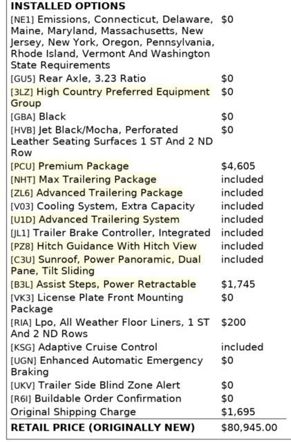 Used 2021 Chevrolet Tahoe High Country w/ Premium Package AWD/4WD image 27