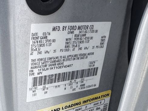Used 2016 Ford Expedition EL Limited RWD image 32