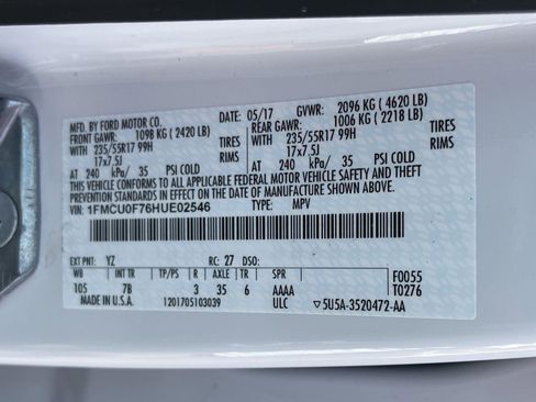 Used 2017 Ford Escape S FWD image 29