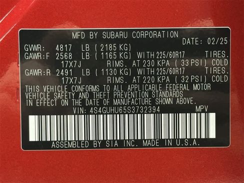 Certified 2025 Subaru Crosstrek 2.5i Wilderness w/ Wilderness Package image 22