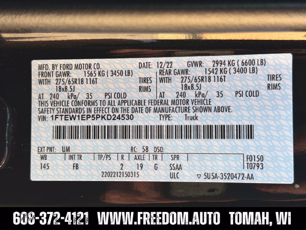 Used 2023 Ford F150 XLT w/ Equipment Group 302A High AWD/4WD image 29