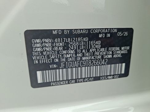 New 2026 Subaru Impreza 2.0i Sport AWD/4WD image 19