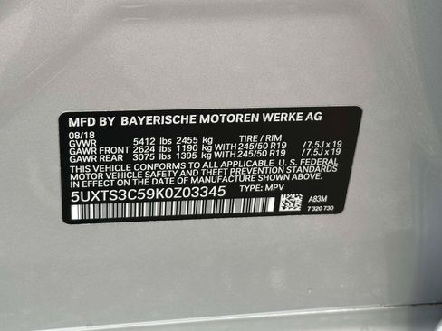 Used 2019 BMW X3 M40i w/ Premium Package AWD/4WD image 18