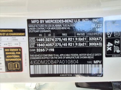 Certified 2023 Mercedes-Benz EQS 450+ SUV image 25