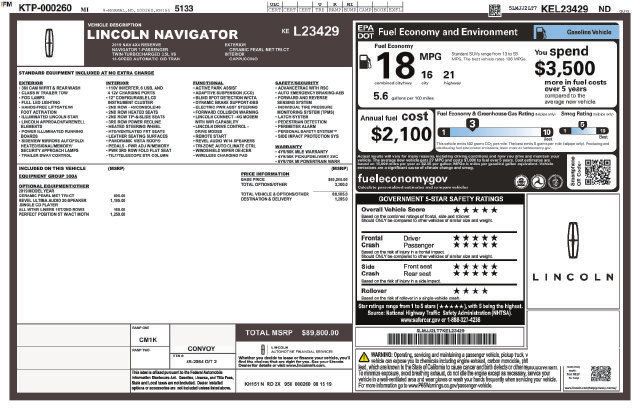 Used 2019 Lincoln Navigator Reserve AWD/4WD image 4