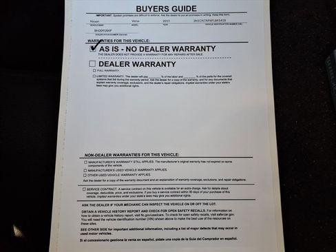 Used 2015 Nissan Versa S image 35