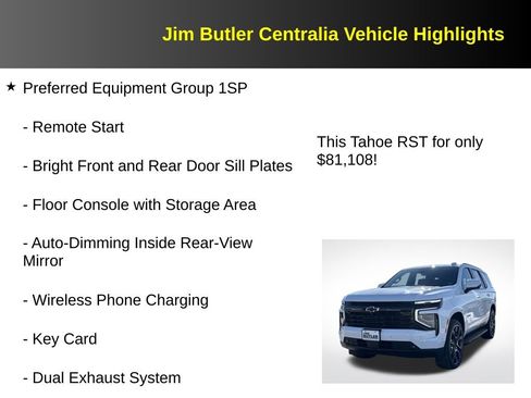 Used 2026 Chevrolet Tahoe RST w/ RST Capability Package image 12