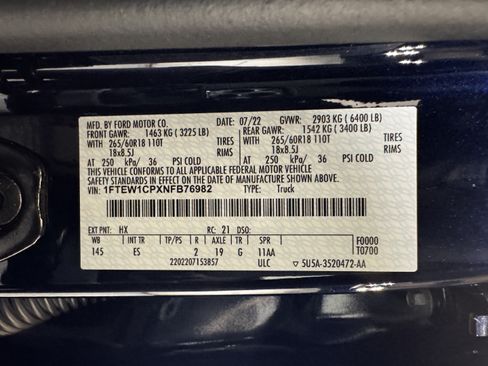 Used 2022 Ford F150 Lariat RWD image 42