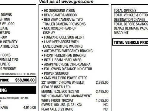 Used 2020 GMC Sierra 1500 Denali w/ Denali Ultimate Package image 2