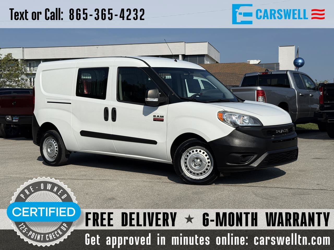 Used 2020 RAM ProMaster City Tradesman w/ Window Group 05 FWD image 1