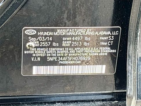 Used 2015 Hyundai Sonata Limited w/ Option Group 05 FWD image 34