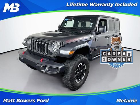 Used 2025 Jeep Wrangler Unlimited Rubicon AWD/4WD image 1