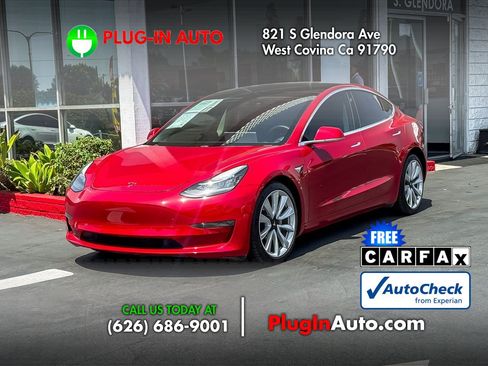 Used 2018 Tesla Model 3 Long Range AWD/4WD image 2