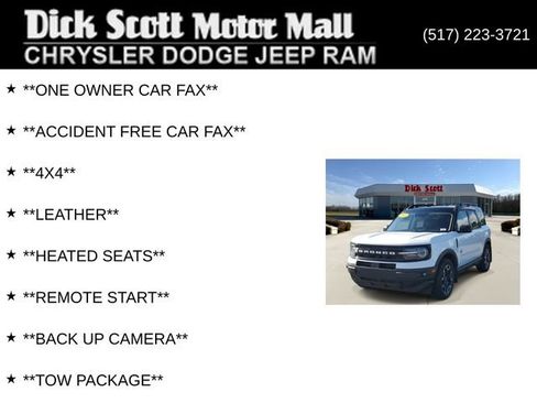 Used 2022 Ford Bronco Sport Outer Banks w/ Tech Package AWD/4WD image 9