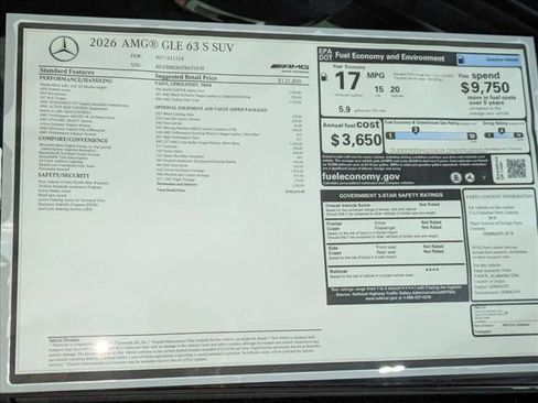 New 2026 Mercedes-Benz GLE 63 AMG S image 19