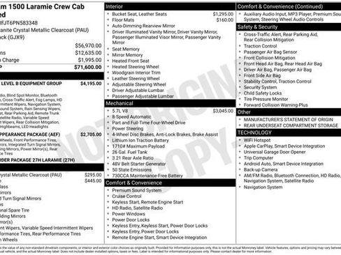 Used 2023 RAM 1500 Laramie AWD/4WD image 6