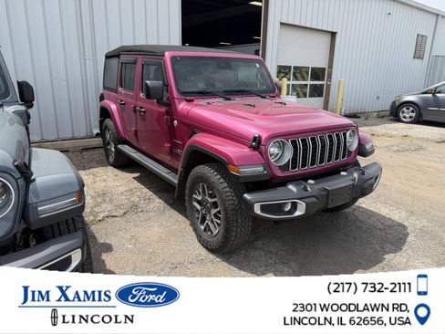 Used 2024 Jeep Wrangler Unlimited Sahara w/ Technology Group AWD/4WD image 1