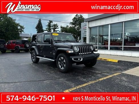 Used 2021 Jeep Wrangler Unlimited Sahara AWD/4WD image 1