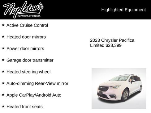 Used 2023 Chrysler Pacifica Limited FWD image 8
