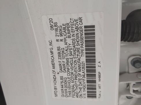 Certified 2020 Honda Accord Sport image 18