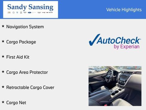 Used 2018 Nissan Murano Platinum w/ Cargo Package AWD/4WD image 7