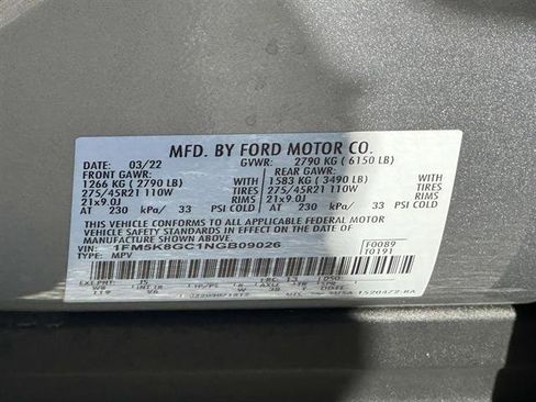 Used 2022 Ford Explorer ST w/ ST Street Pack image 14