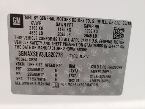 Used 2018 Chevrolet Equinox LT AWD/4WD image 33