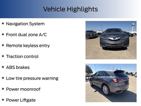 Used 2017 Acura RDX w/ Technology Package FWD image 6