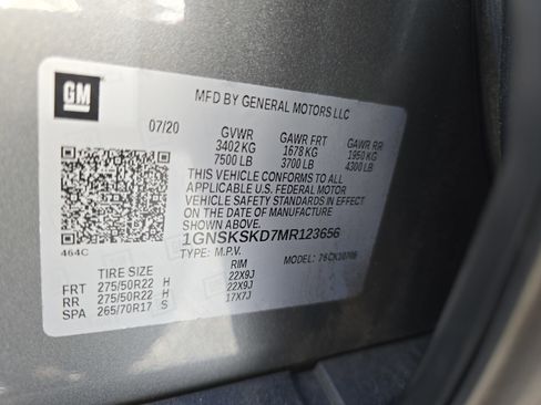 Used 2021 Chevrolet Tahoe Premier w/ Premium Package image 41