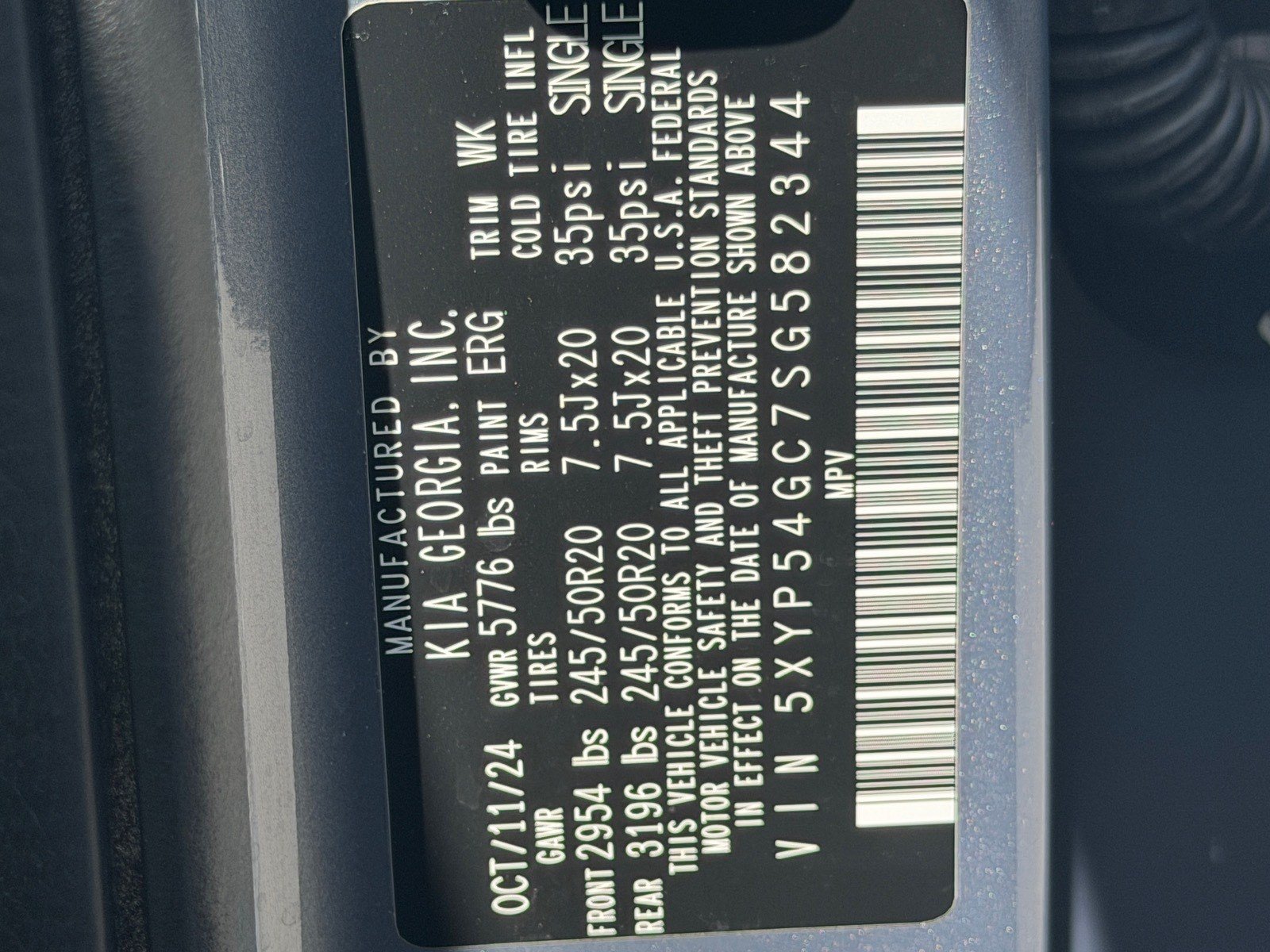 Used 2025 Kia Telluride SX w/ SX Captain's Chair Package FWD image 52