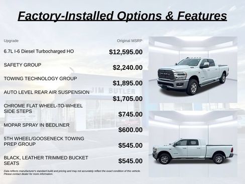 Used 2024 RAM 3500 Laramie w/ Safety Group AWD/4WD image 3