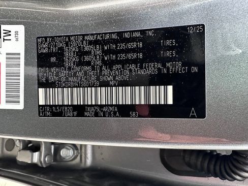 Used 2026 Toyota Highlander XLE AWD/4WD image 34