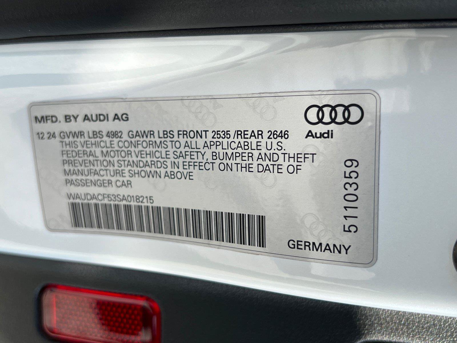 Used 2025 Audi A5 2.0T Premium w/ Convenience Plus Package AWD/4WD image 34