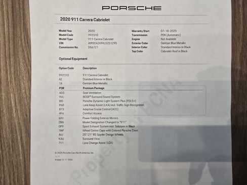 Certified 2020 Porsche 911 Carrera image 28