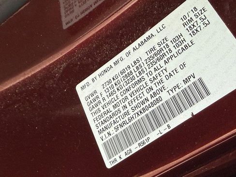 Used 2019 Honda Odyssey EX-L image 32