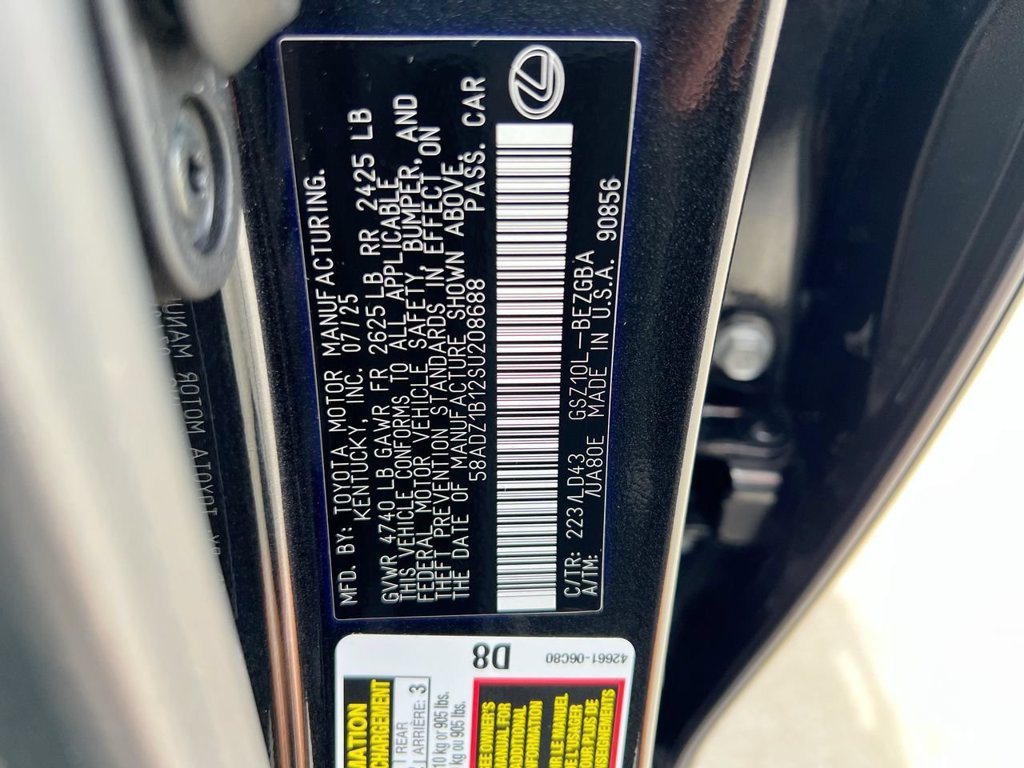 Certified 2025 Lexus ES 350 w/ Premium Package FWD image 22