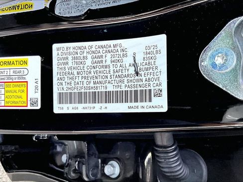 Used 2025 Honda Civic Sport image 16