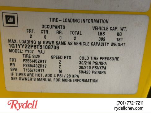 Used 1996 Chevrolet Corvette Coupe RWD image 21