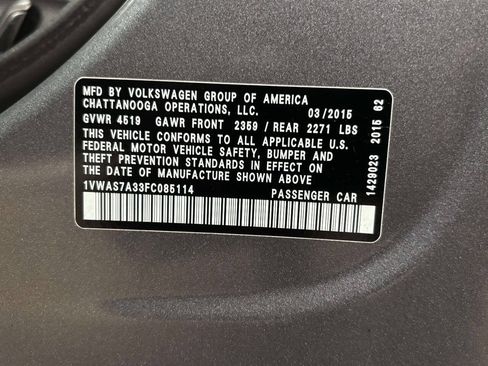 Used 2015 Volkswagen Passat 1.8T Limited Edition FWD image 35