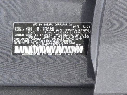 Used 2022 Subaru Outback Premium image 19